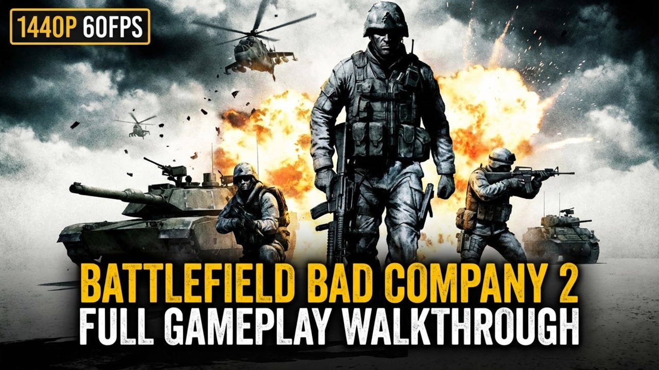 Battlefield - Bad Company 2 - Full Gameplay Walkthrough - No Commentary