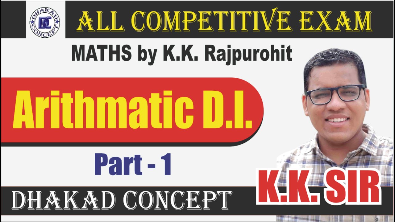 arithmetic based di | maths by kk sir | Part-1