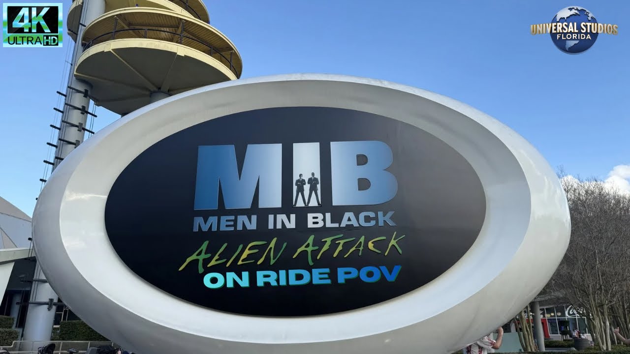 {4k} MEN IN BLACK Alien Attack Full Ride POV at Universal Studios Florida