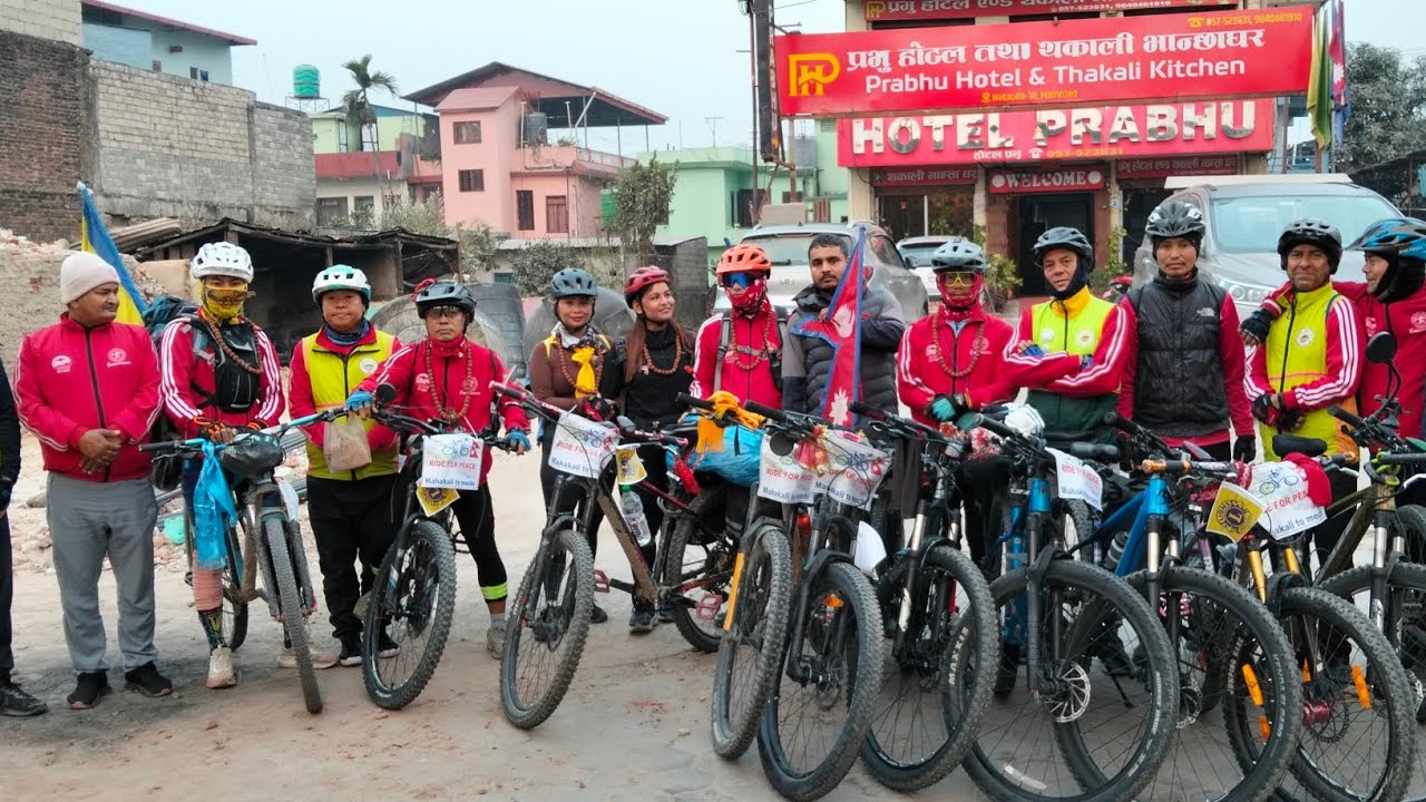 Mahakali Mechi Cycling Himalayan Riders 2082 Phagun 14