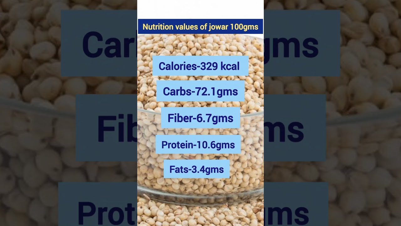 Jowar Nutrition values #food #doctor #jowar