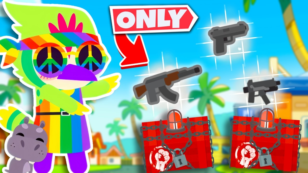 Gray Guns *ONLY* Challenge in Super Animal Royale