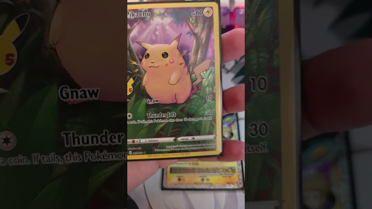 Luxray GL LV.X & Pikachu by Mitsuhiro Arita in pokemon Celebrations #pokemoncards