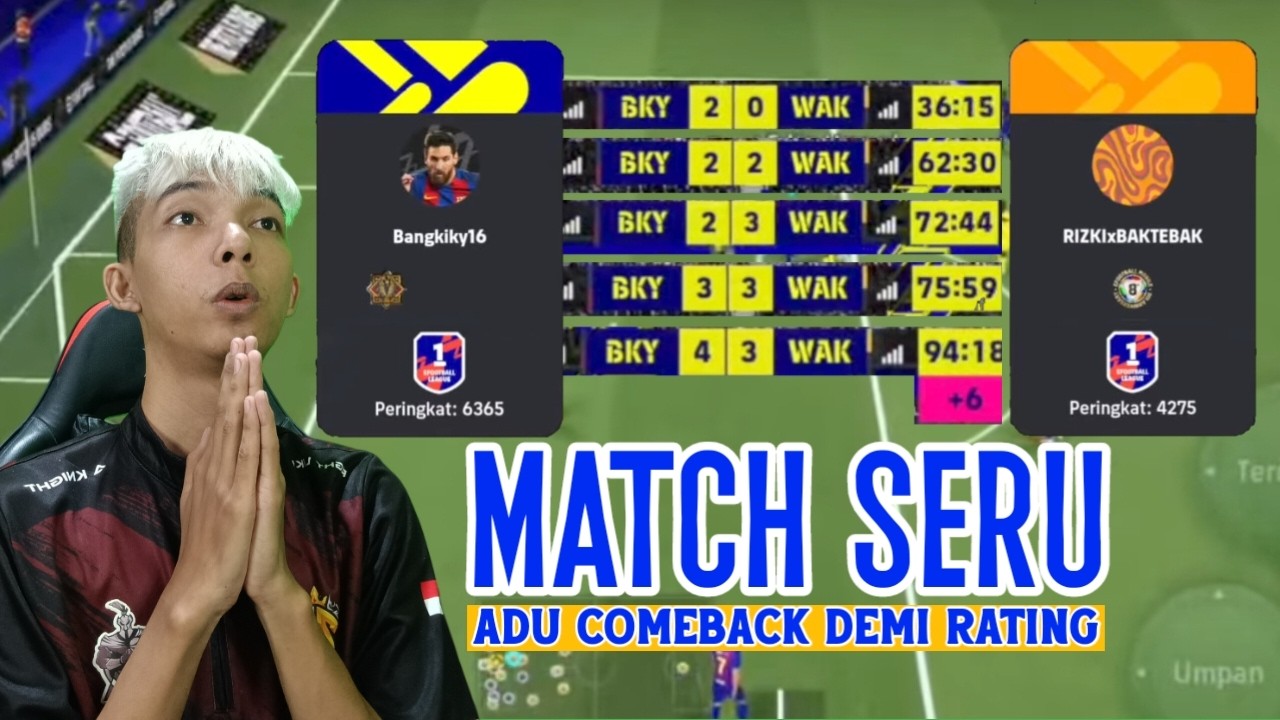 MATCH SERU !! ADU STRATEGI AGAR TIDAK LONGSOR | eFOOTBALL MOBILE 2026