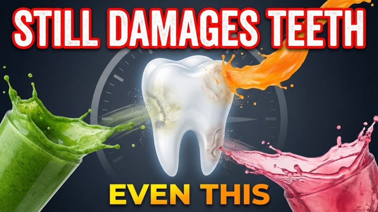 Healthy Drinks Can Still Harm Teeth