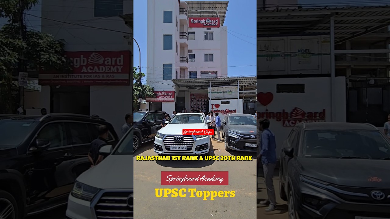 UPSC Rank 20 & Rajasthan 1st Rank UPSC Toppers at Springboard #upsc #ias #upscexam #motivation