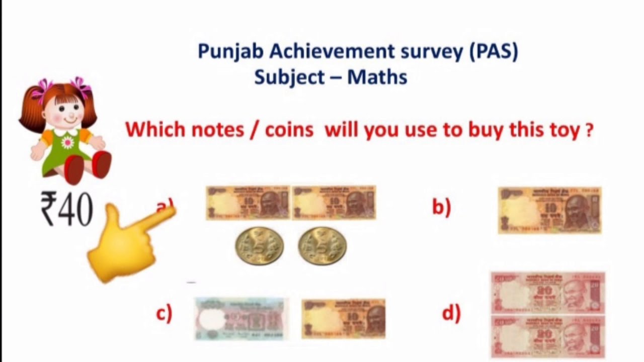 Learn to exchange high denomination notes and coins for low denomination notes / coins in English
