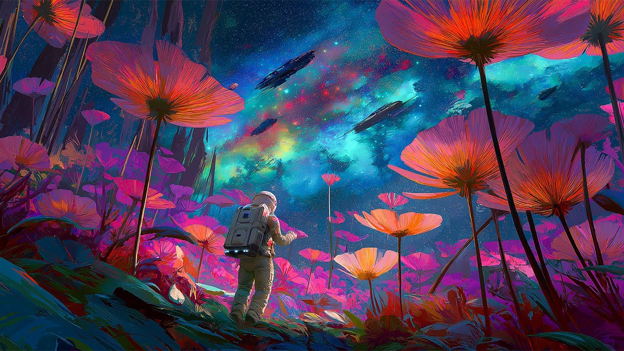 Galaxies Fade, I Melt… Psychedelic Desert Rock | Ambient & Space Chillout Mix