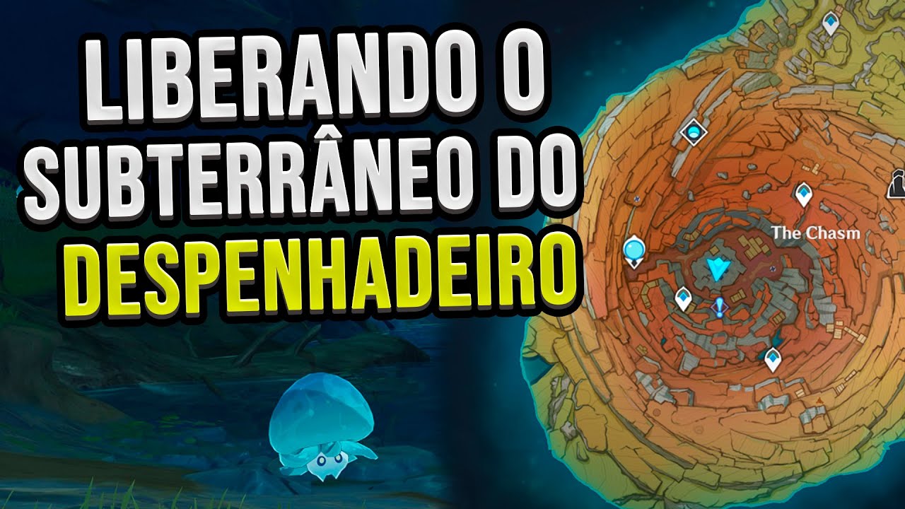 Como liberar o SUBTERRÂNEO do DESPENHADEIRO! - Genshin Impact