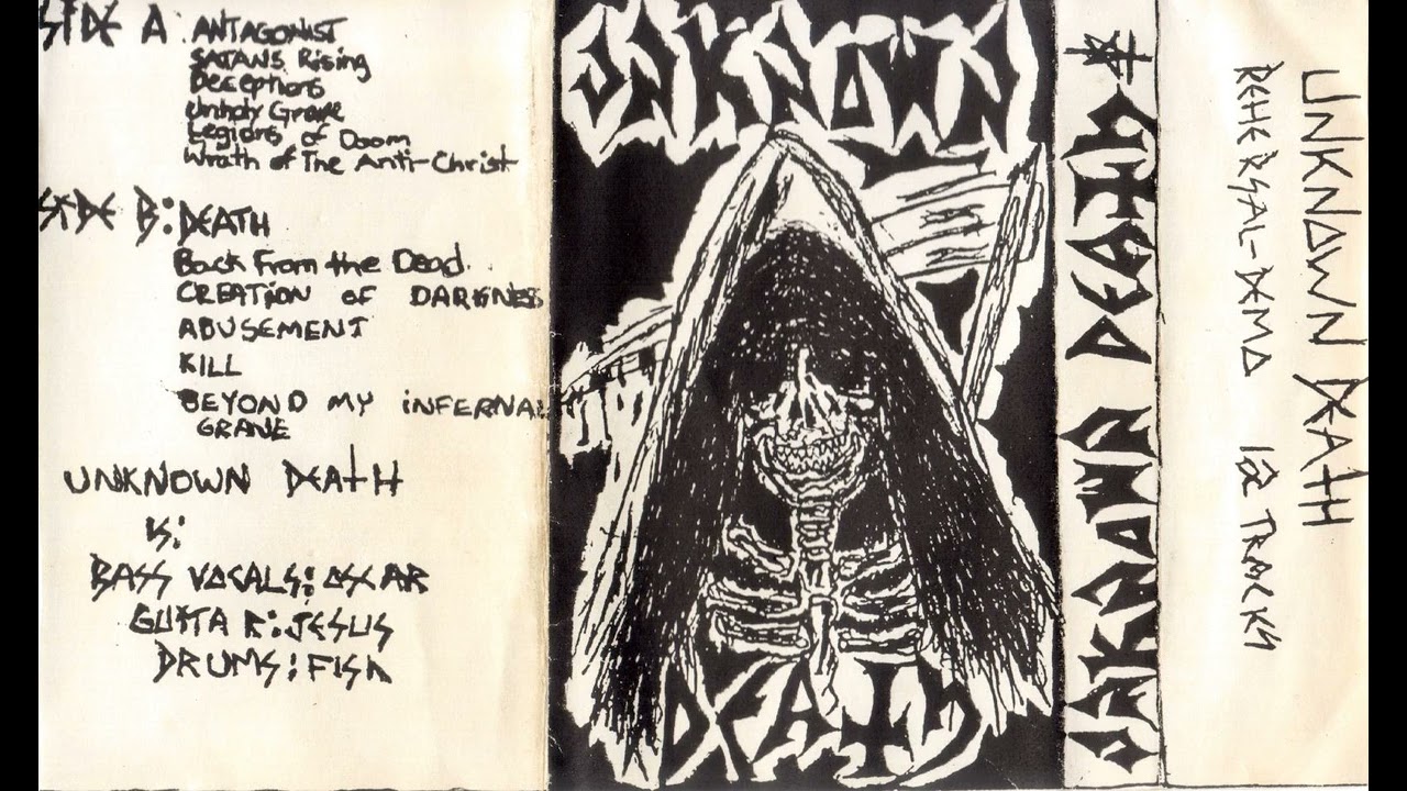 American Death Metal: Unknown Death (United States) - Rehearsal Demo (1987) OLD SCHOOL DEATH METAL
