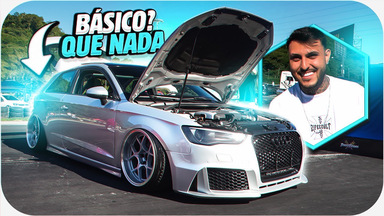 AUDI A3 CHEGA EM MAIS DE 300 KM/H COM SUSPENS&Atilde;O A AR E CAMBAGEM  | SPARRADOS