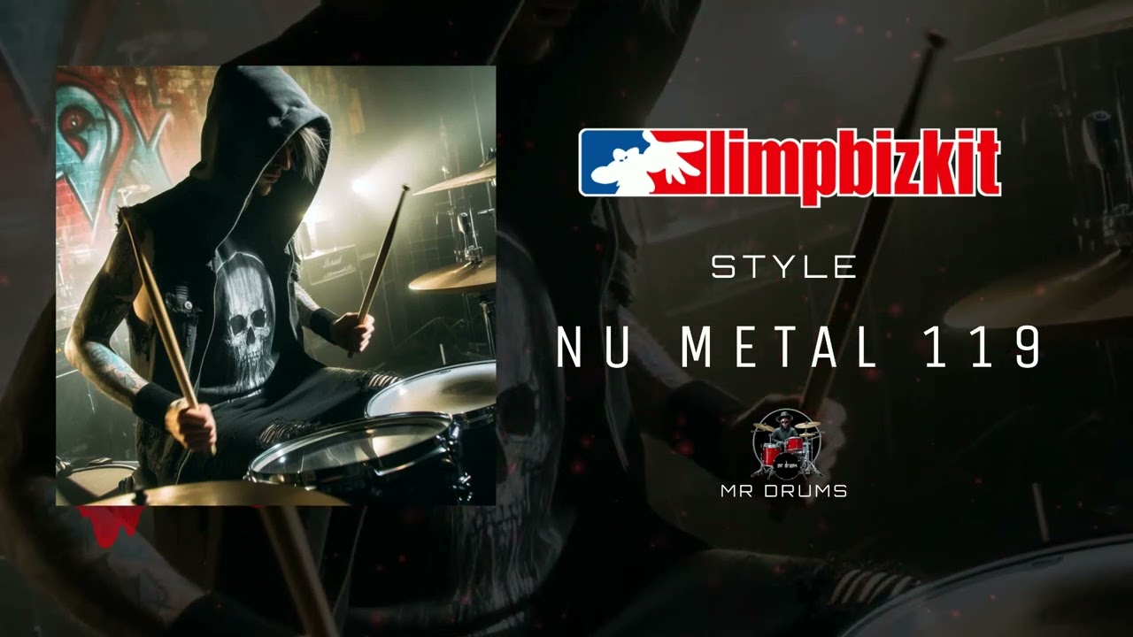 Nu Metal Drum Track | Limp Bizkit Style | 110 BPM