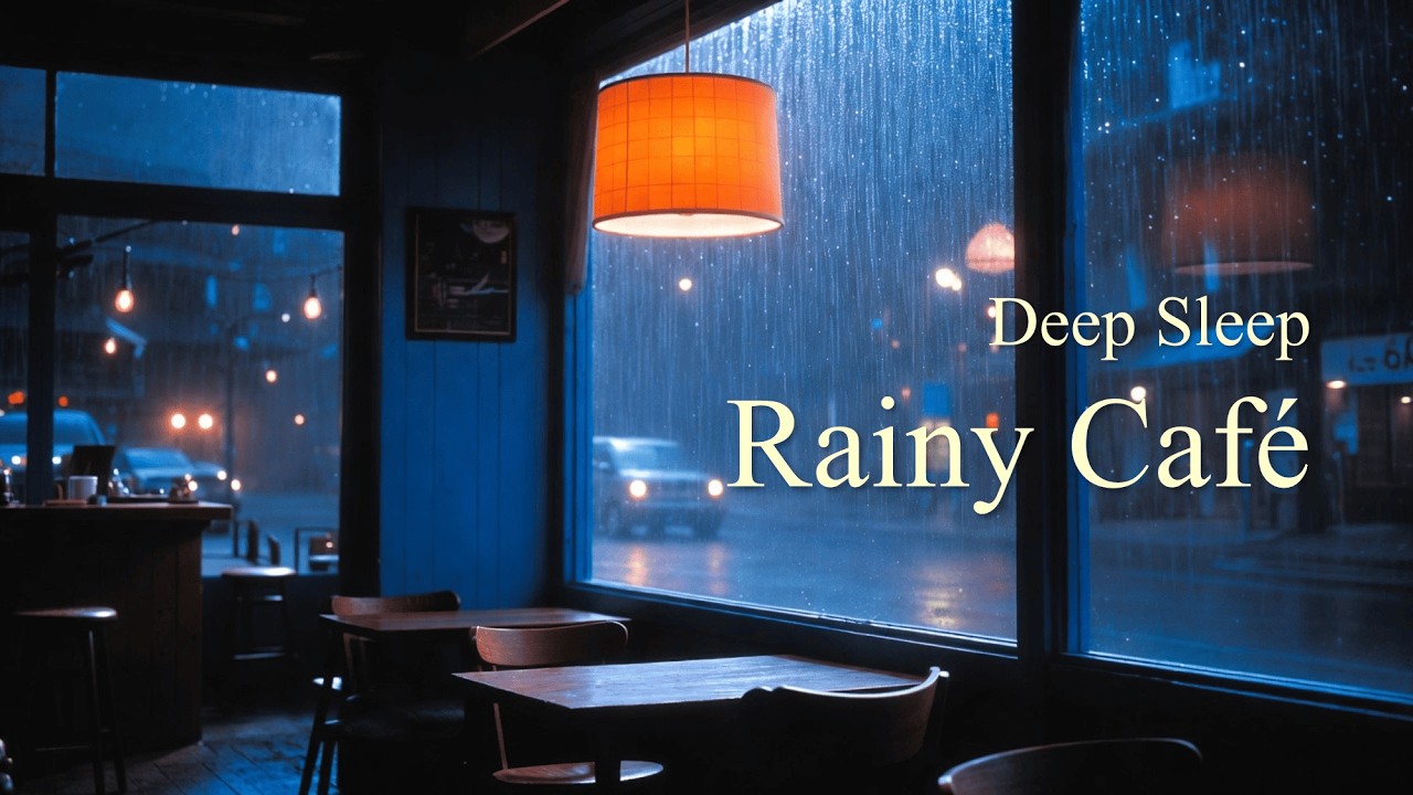 Cozy Café Rain Ambience for Peaceful Deep Sleep - 3 Hours