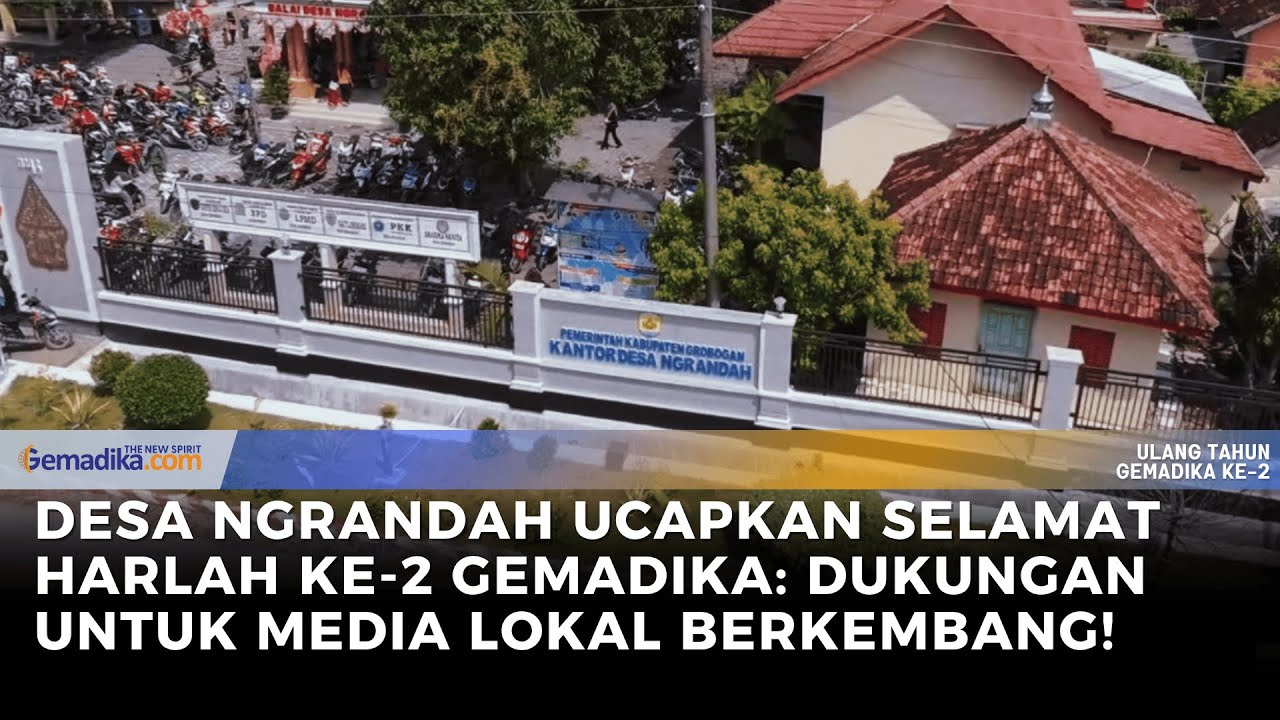 Kolaborasi Hebat! Desa Ngrandah Dukung Media Lokal di Harlah ke-2 GEMADIKA