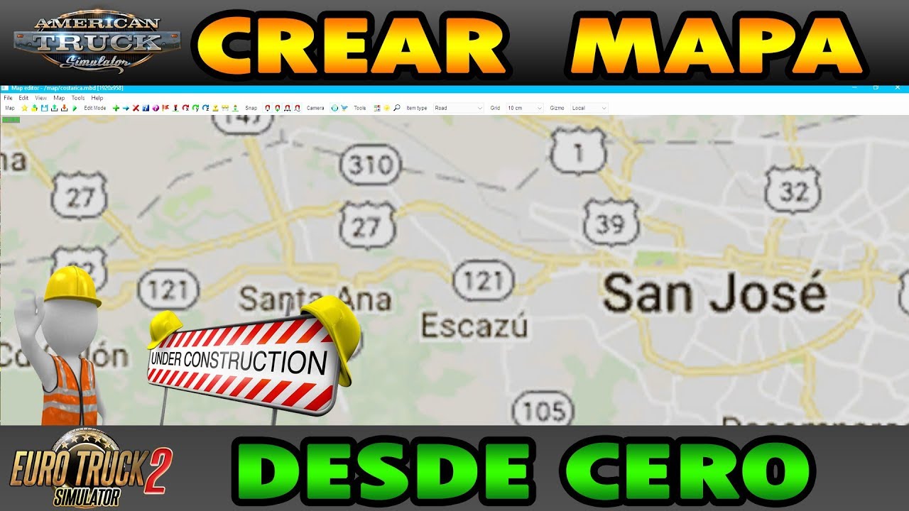 Mapa satelital en el editor | Tutorial en español #2 | Como crear mapas ETS2 Y ATS