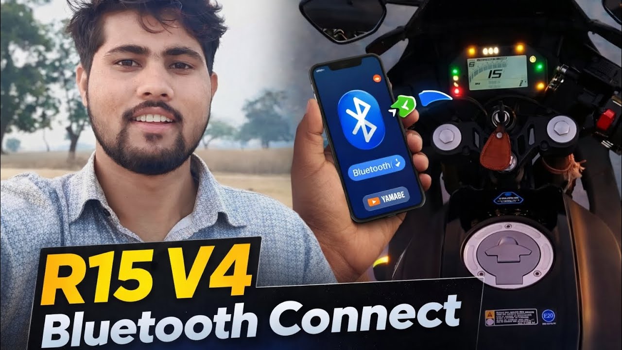 R15 V4 Phone Connect Kaise Kare | Bluetooth Setup Tutorial #blog #bluetooth 