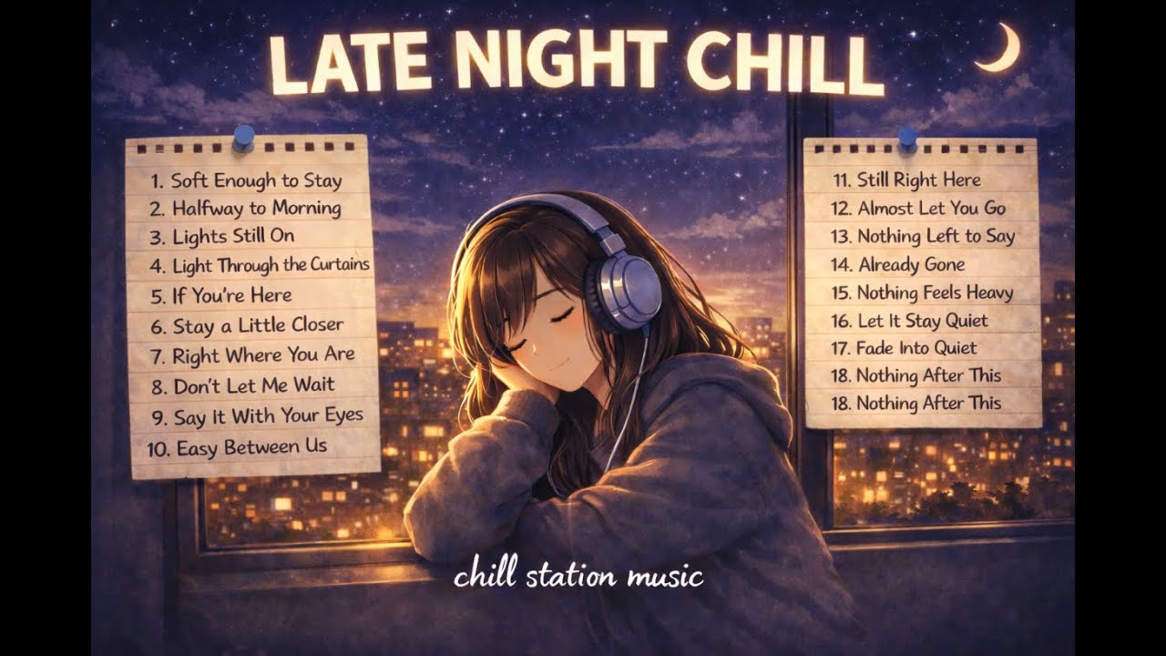 Late Night Chill 🌙 | Relaxing Chill Pop Playlist (1 Hour)