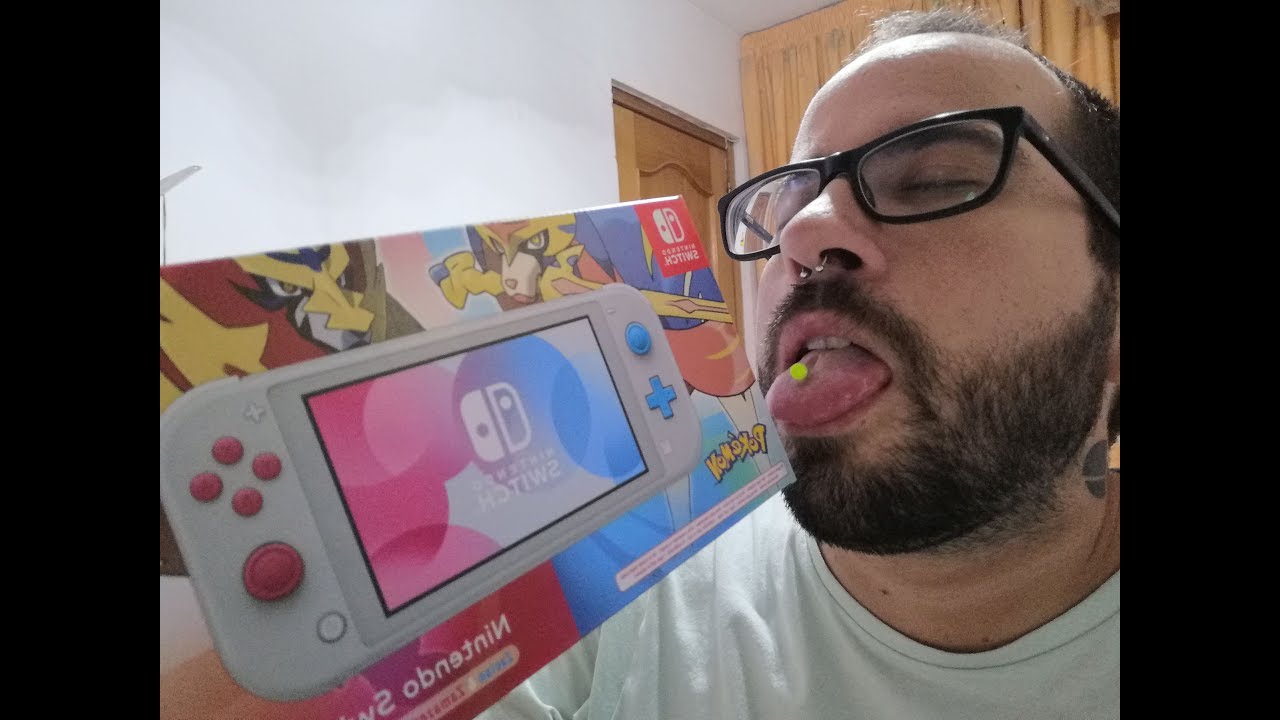 unboxing nintendo switch lite edicion pokemon espada y escudo
