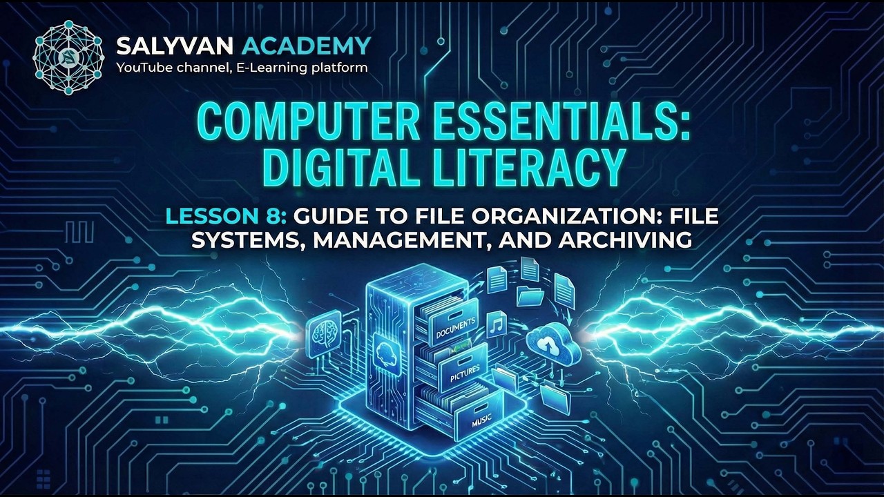 How to Organize Your Computer Files: File Systems & Management Explained | Computer Essentials #8