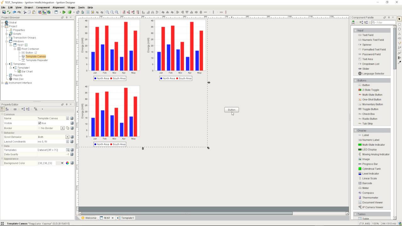 Dynamically Resize Template Canvas