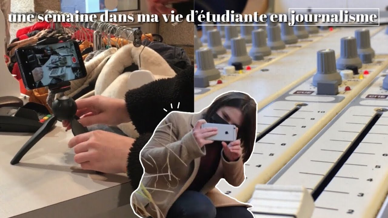 VLOG | une semaine dans ma vie d’étudiante en journalisme