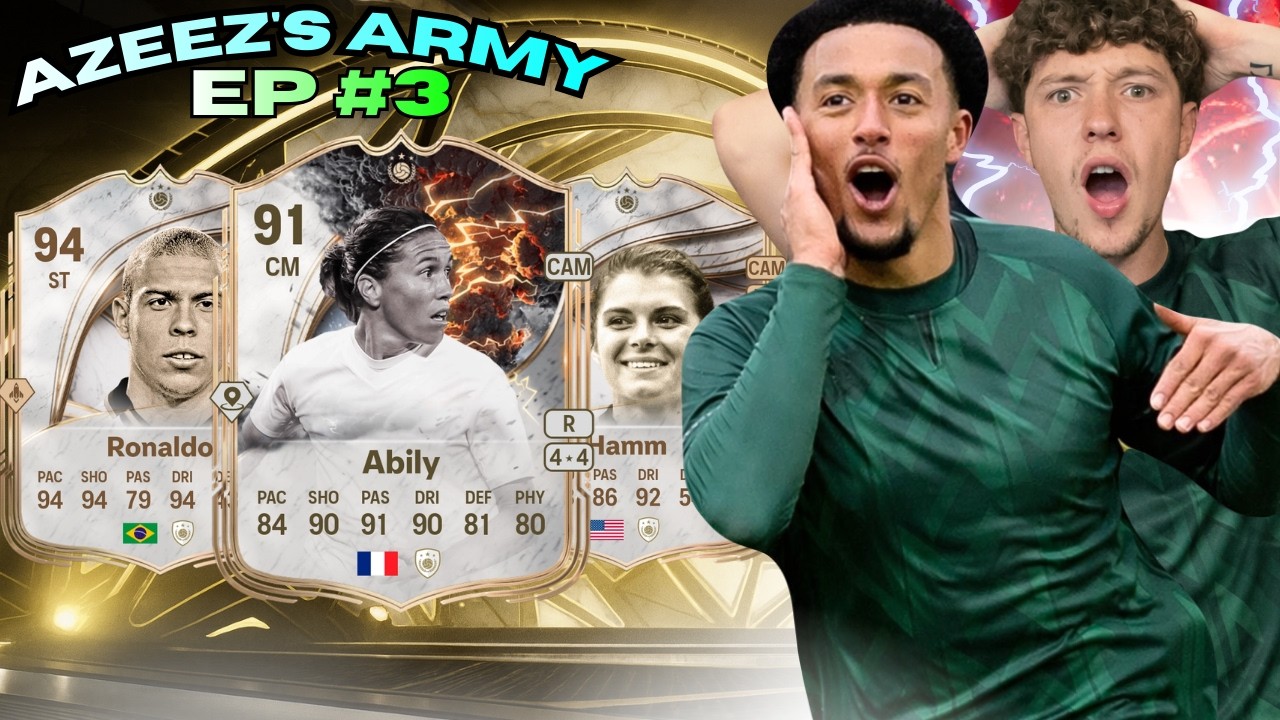 THE FIRST ICON PACK & FUT CHAMPS ON AZEEZ'S ARMY | RTG EP #3
