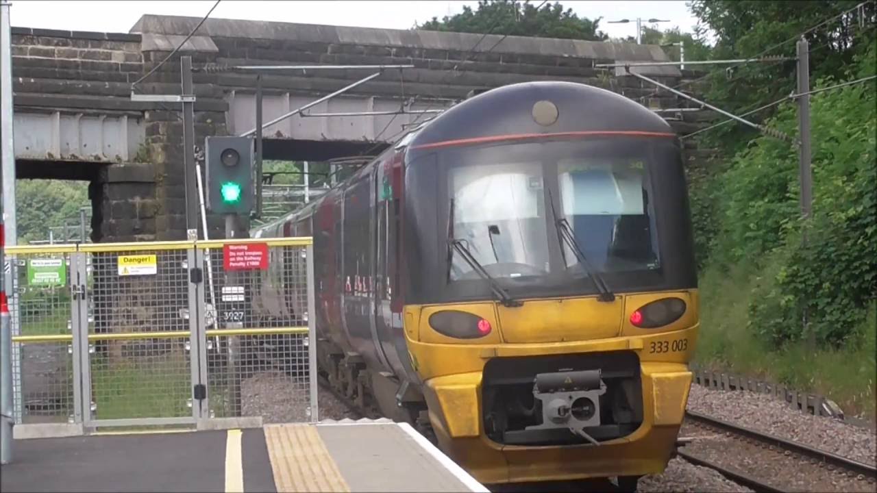 Trains at Apperley Bridge 18/6/16