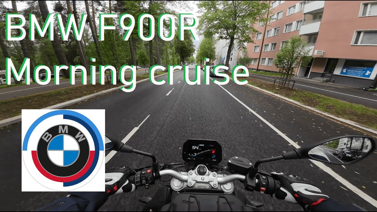 BMW F900R morning cruise