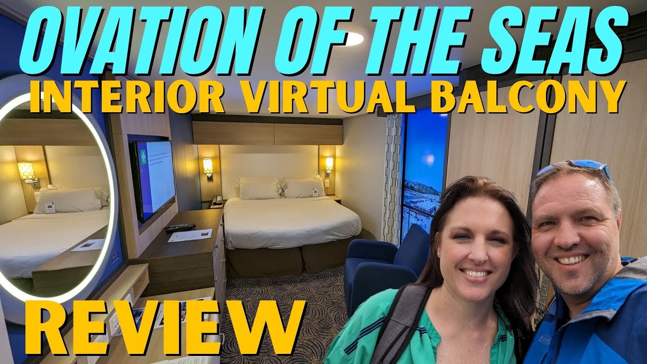 Royal Caribbean Ovation of the Seas Interior Virtual Balcony Cabin Review