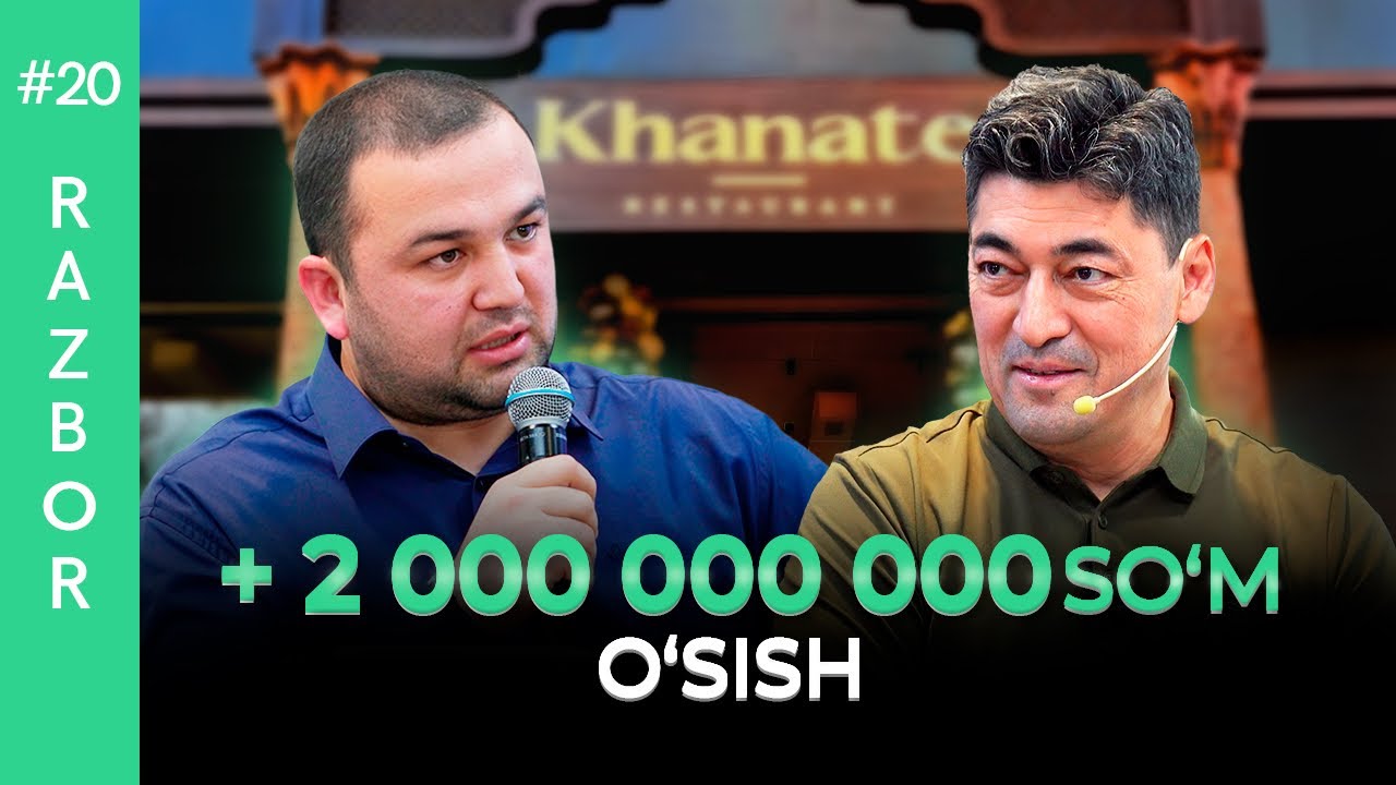 62 daqiqada restoran biznesining sotuvini 5 000 000 000 so‘mga oshirishni o‘rganing | Alisher Isaev