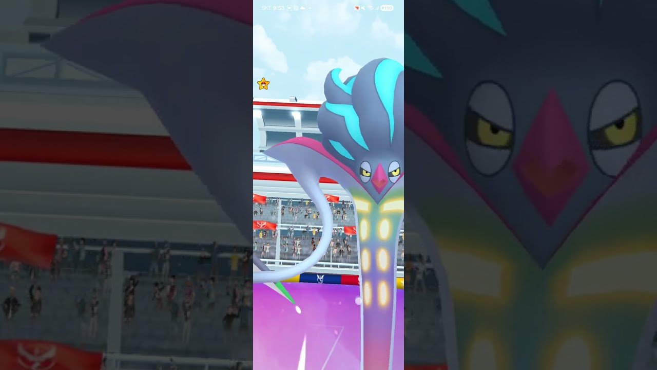 #pokemongo 메가 칼라마네로 레이드3