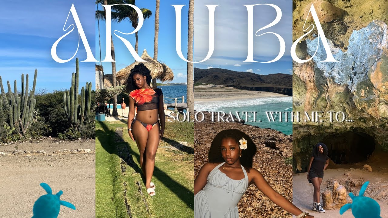 Aruba Vlog: First Solo Trip 🐢Renaissance Resort + Flamingo beach, Aloe, Turtle Snorkeling, Arikok