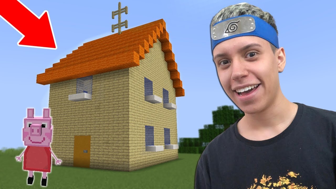 CONSEGUI A CASA DA PEPPA PIG!! MINECRAFT ERA DA REDSTONE #24