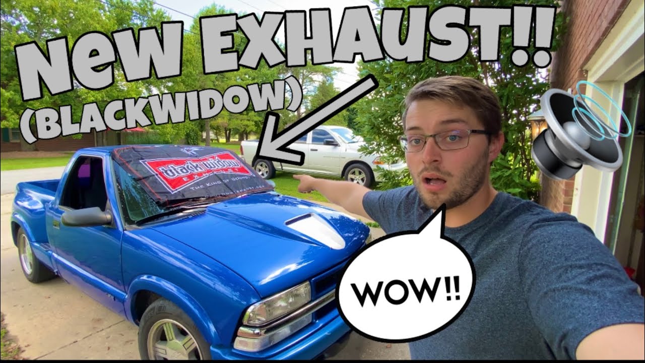 Ls Swap 5.3 S10 Gets DIY Race Exhaust and BlackWidow Widowmaker 10’s // Sounds Vicious!