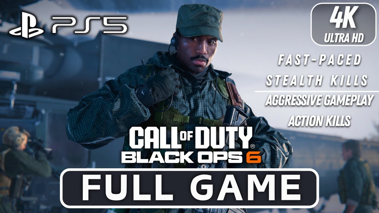 COD: Black Ops 6 Stealth/Action Kills (Full Game Walkthrough) 4K Ultra HD