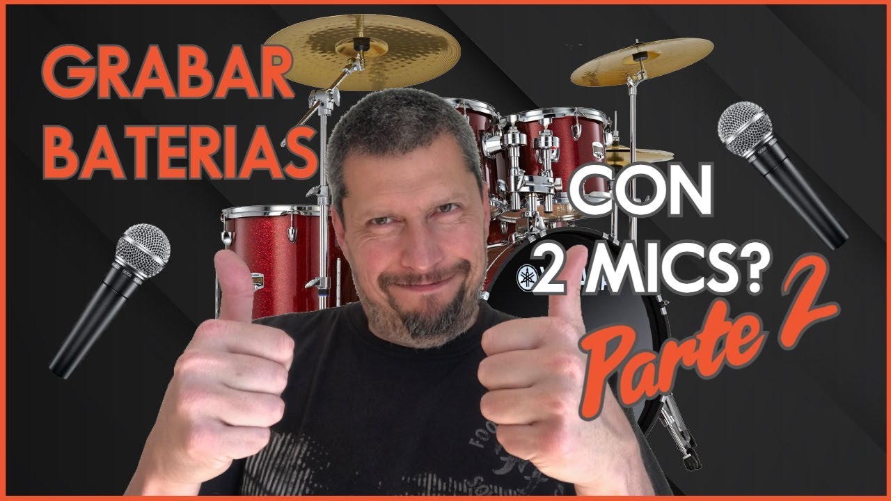¿Cómo Grabar una Batería con 2 Micrófonos?