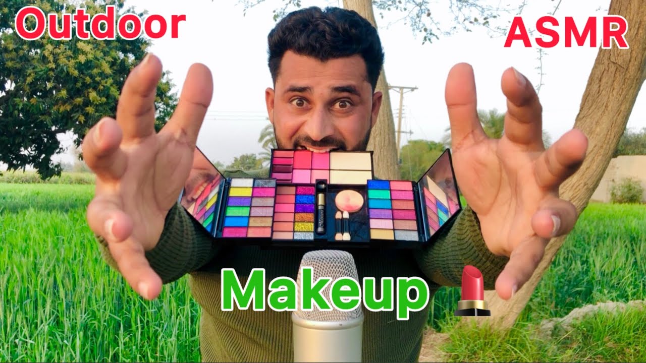 ASMR Makeup Under Open Sky Calm & Satisfying 