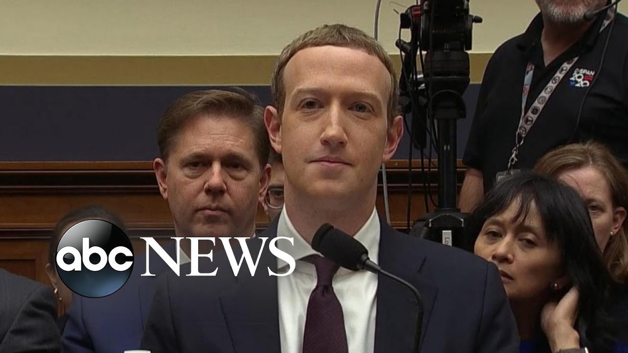 Facebook CEO testifies on cryptocurrency, free expression l ABC News