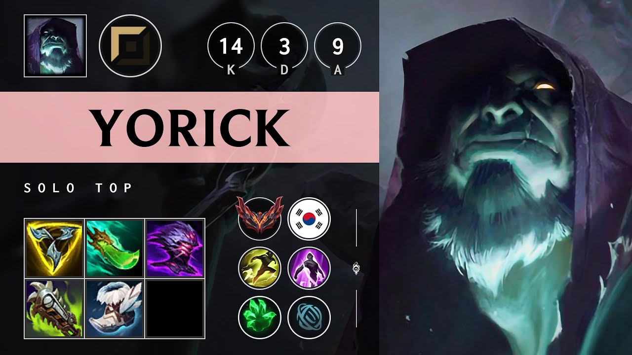 Yorick Top vs Mordekaiser - KR Grandmaster Patch 25.18
