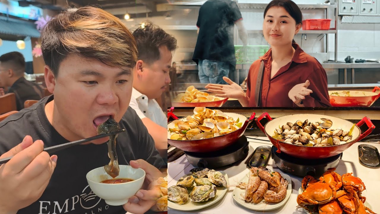 Coj Tus hlub Noj buffet sea food rau poj niam hnub 8/3/2026