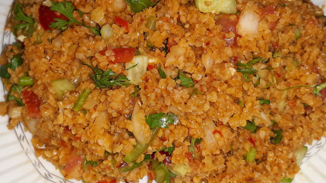 Turkish Bulgar(Wheat) Salad || Cracked wheat Salad recipe || Kisir