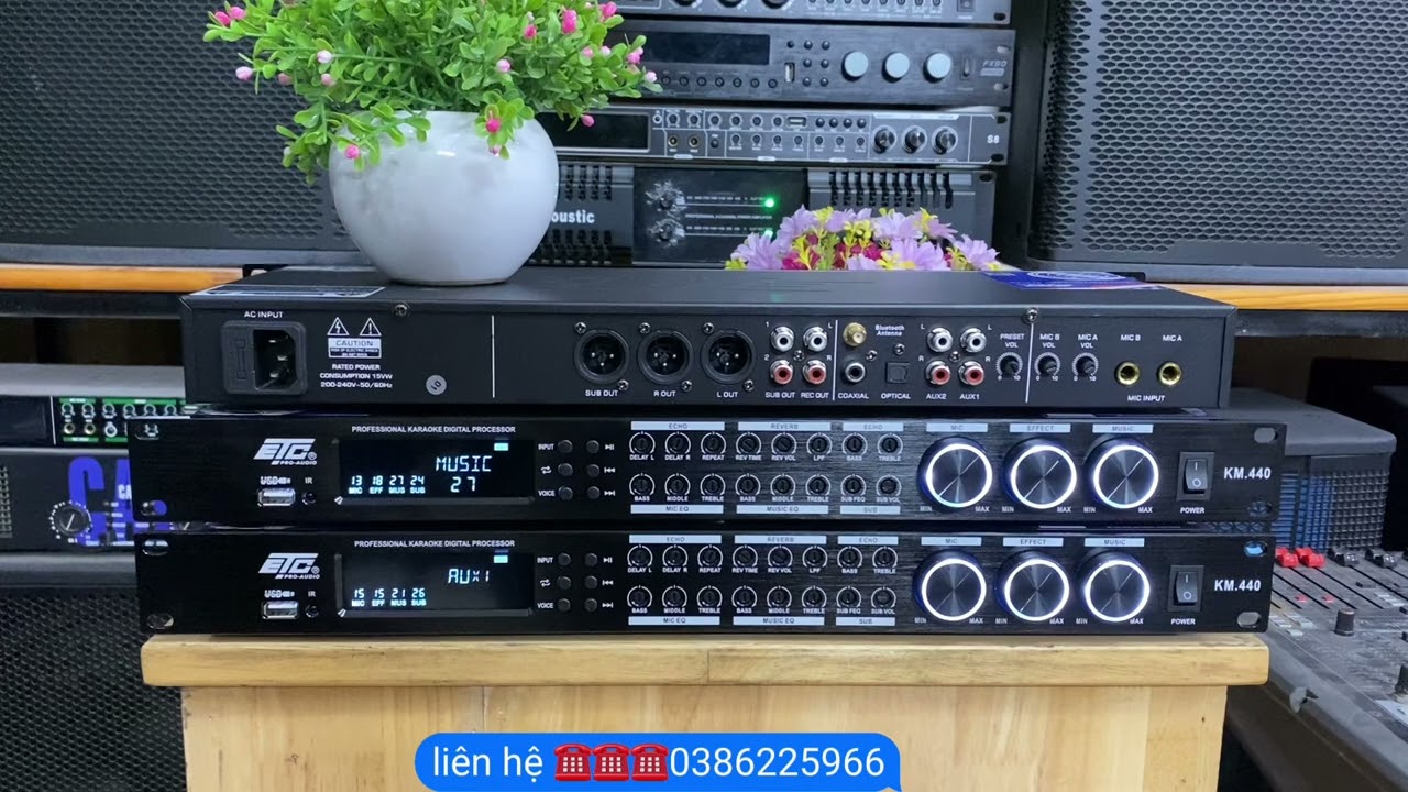 Xả Vang Karaoke quốc dân ETC KM440 đầy đủ tính năng hát cực hay