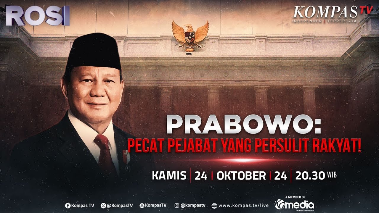 LIVE - Prabowo: Pecat Pejabat yang Persulit Rakyat! I ROSI