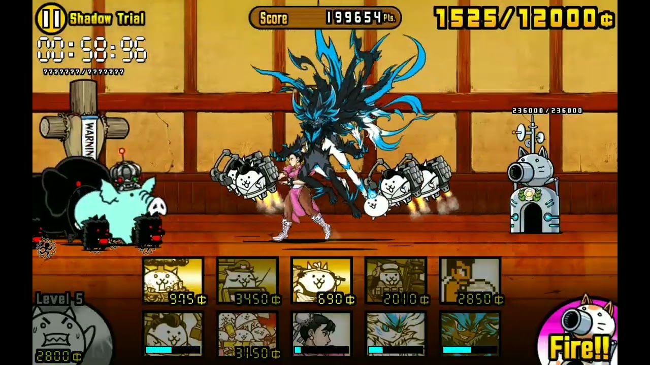 The Battle Cats HOW TO: get 1% grandmaster level at Shadow Trial: Arena of Honor in Catclaw Dojo.