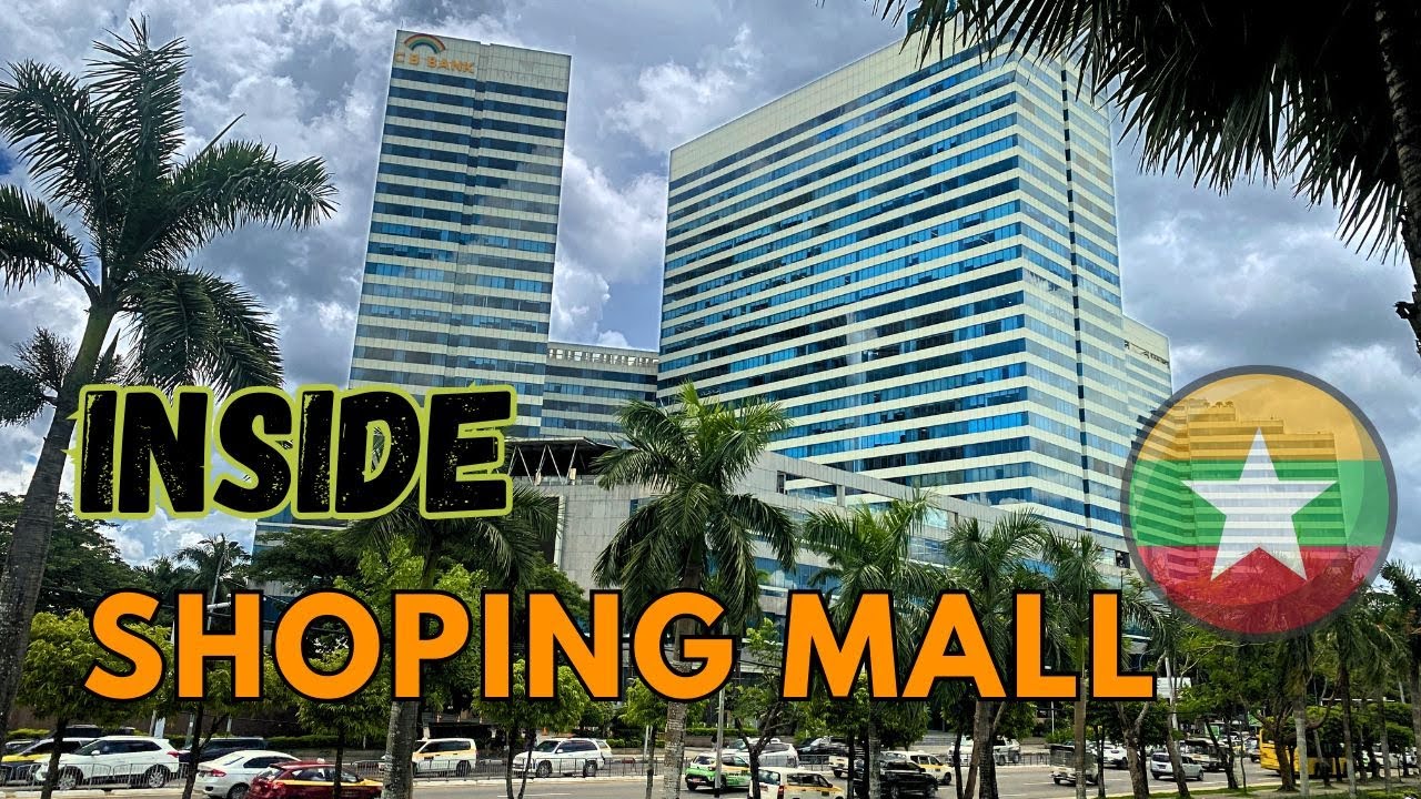 Modern Shopping Mall in Yangon, Myanmar