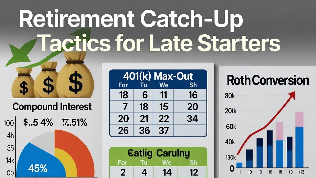 Retirement Catch-Up Tactics for Late Starters