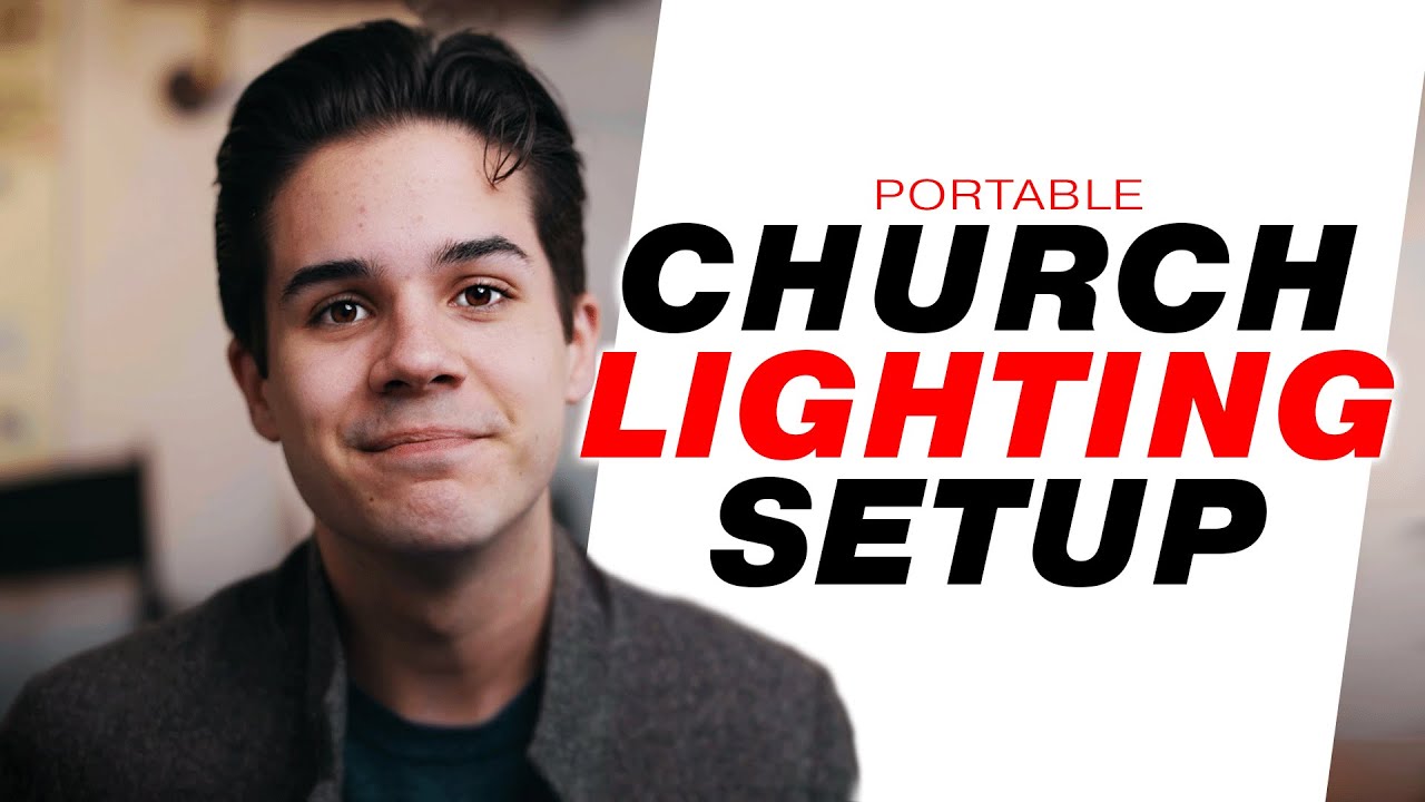 Portable + Affordable Church Lighting Setup = Happy MDs
