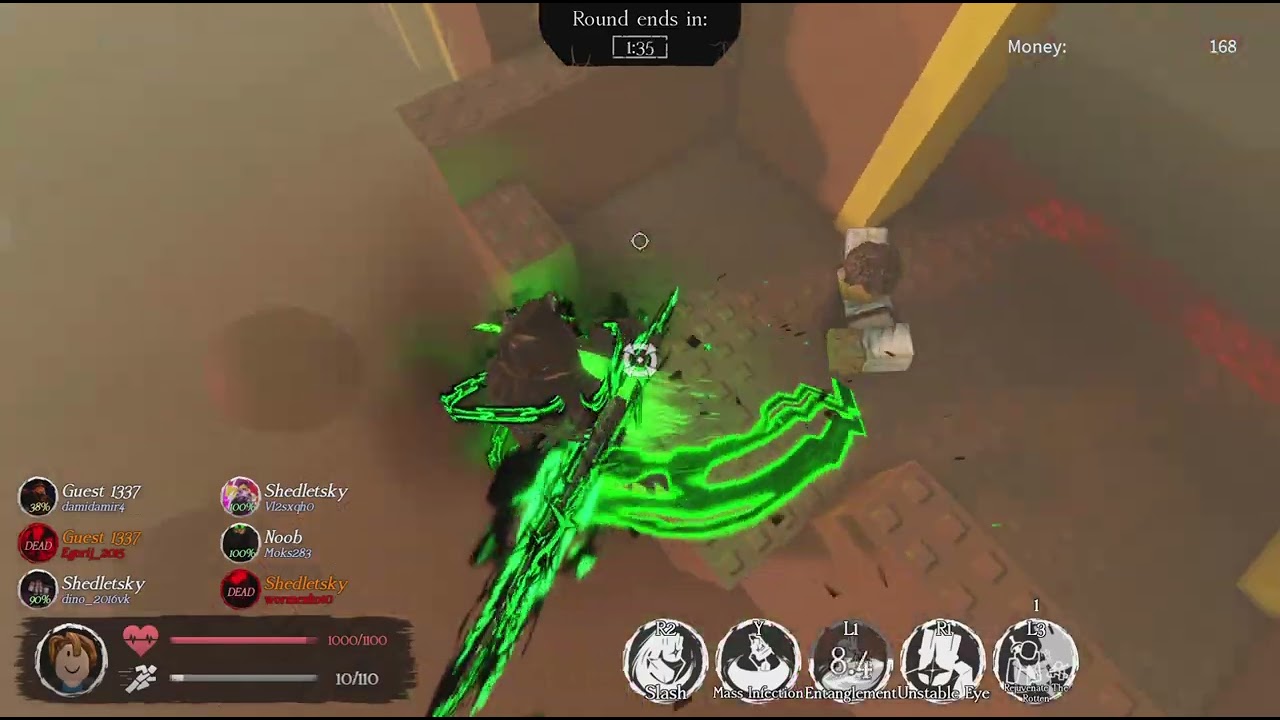 ماب في Roblox اسمه Forsaken