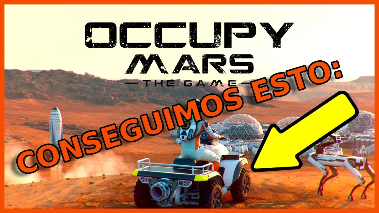 🔴La supervivencia comienza, Tenemos Vehiculo! |⛏️OCCUPY MARS🧑‍🚀| Gameplay en ESPAÑOL |