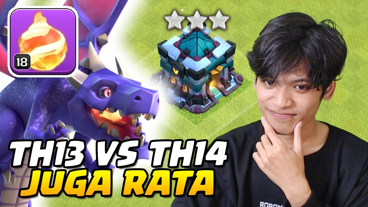 FIREBALL + NAGA COMBO MAHAL PALING GAMPANG DI TH13 - COC Indonesia